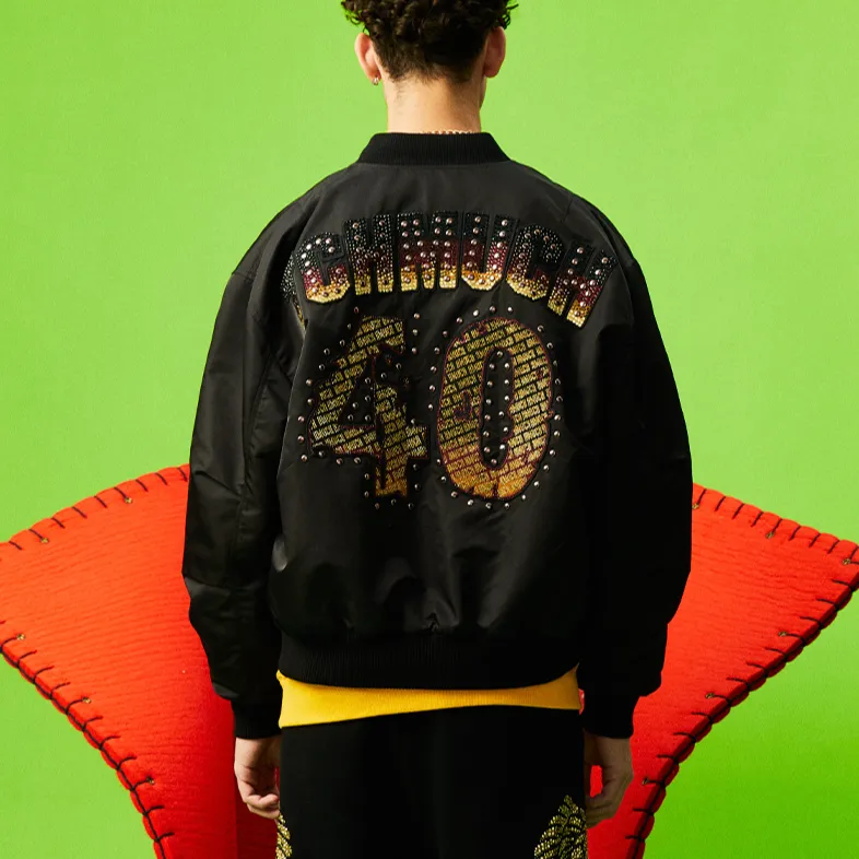 TCH Jackets Men Black Base Gold Logo-1