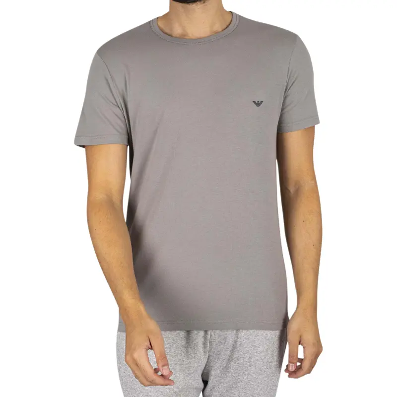 EMPORIO ARMANI T Shirt Men's 2 Pack Gray+Dark Blue-6
