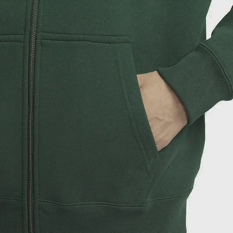 Nike Solo Swoosh Hoodie Jacket Green-4