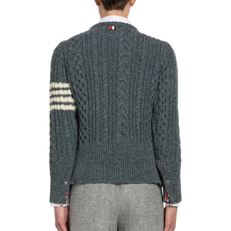 THOM BROWNE Sweaters Men Blue-7