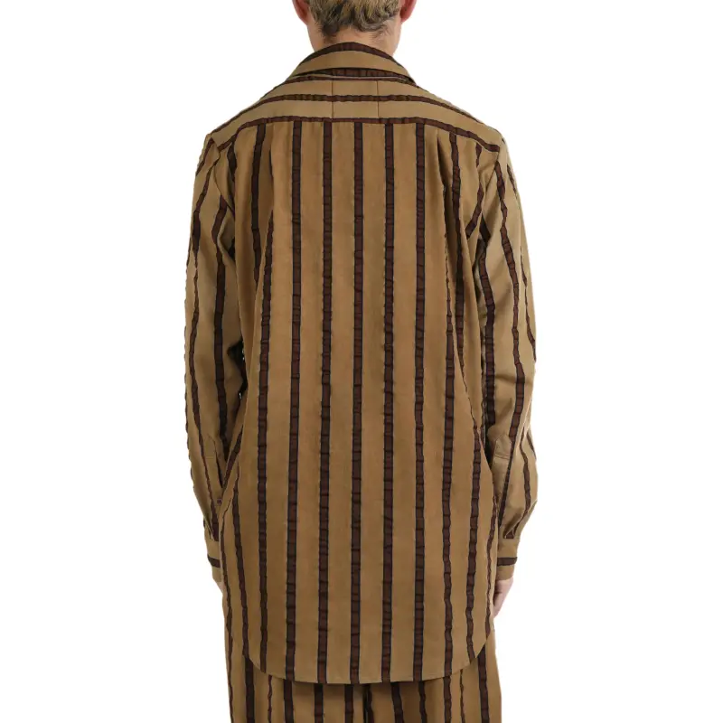 UMA WANG Shirts Men Brown-1