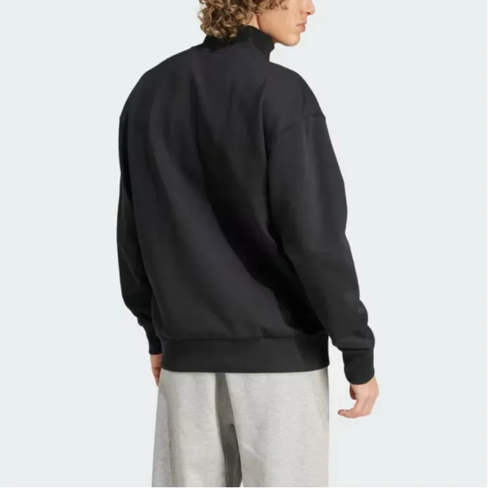 Adidas All Szn Fleece Quarter Zip Crew Sweatshirt-3