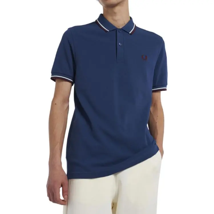 FRED PERRY Polo Shirt Men's Blue-2