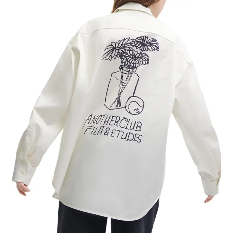 FILA x ETUDES Shirt Women's Coconut Milk White-2