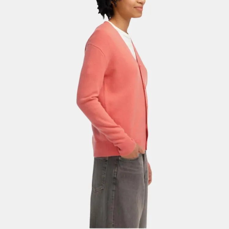 Marimekko Unikko Sweater Women's Coral Pink/black-3