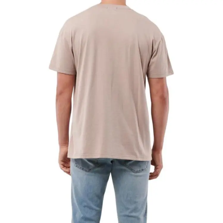 Hollister T Shirt Men's Brown Yellow-2