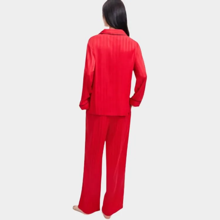 Victoria's Secret Pajama Set Box Women's Red-1