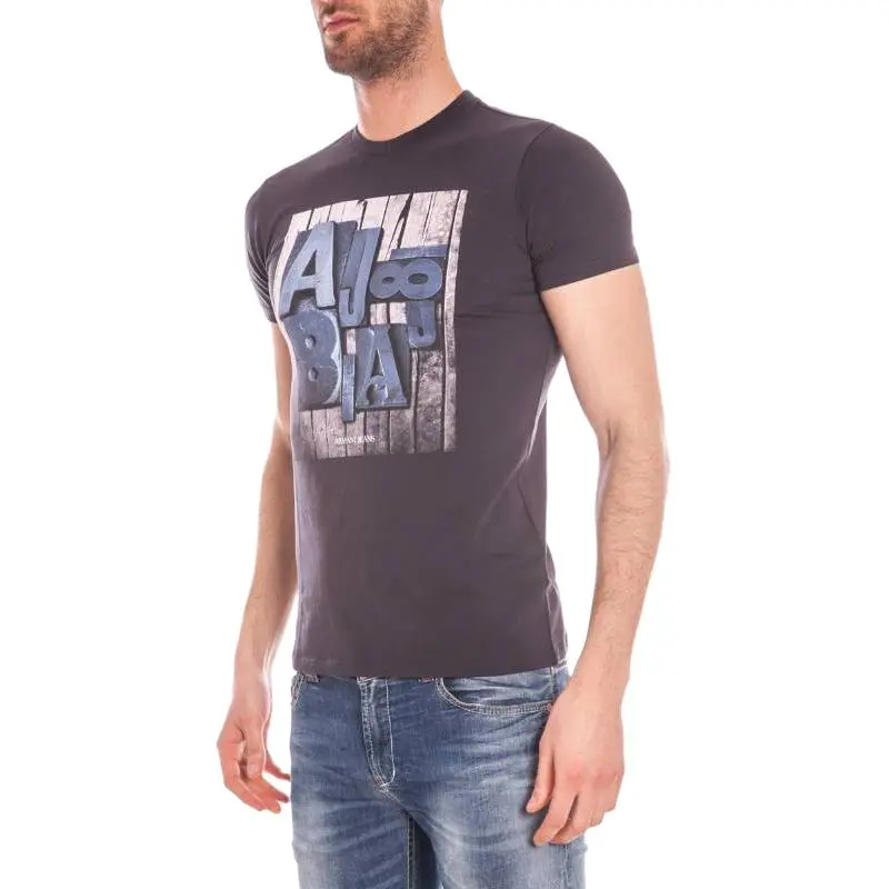 ARMANI JEANS T Shirt Men's Blue-2