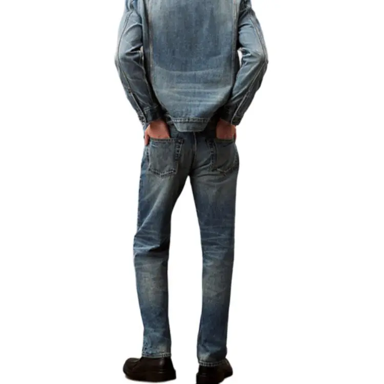 CALVIN KLEIN Jeans Europe Version Men's Alloy Indigo-2