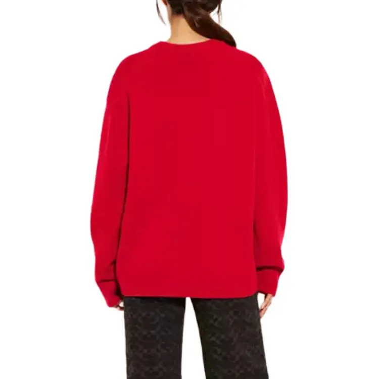 COACH Sweaters Women's Red-4