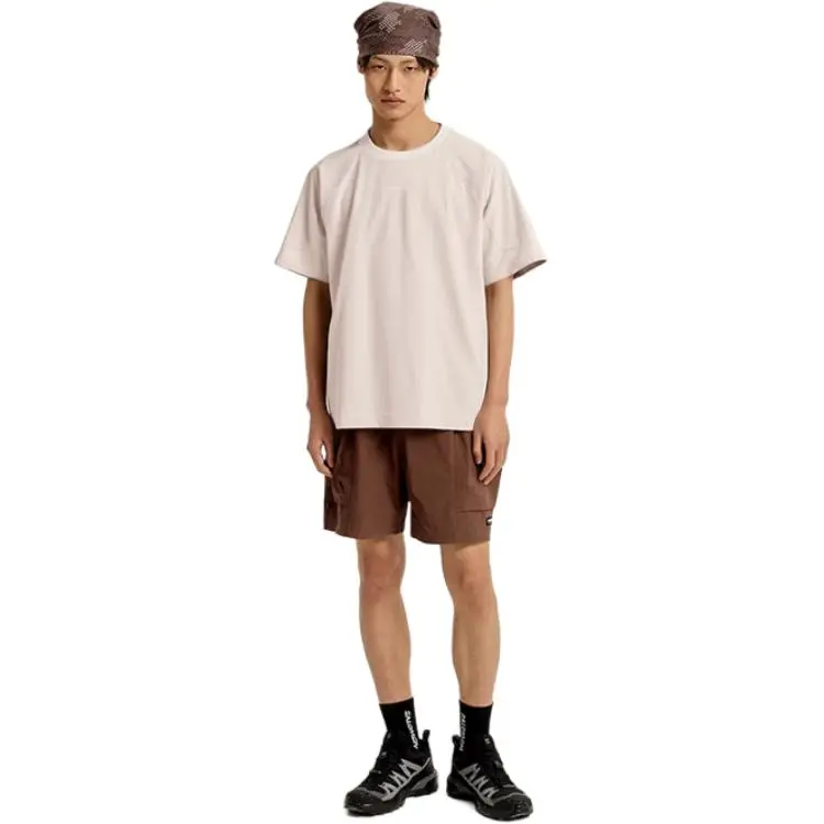 SALOMON T Shirt Men's Umber Pink-2