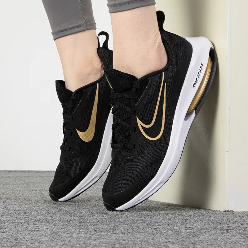 Nike Air Zoom Arcadia 2 Black Metallic Gold GS-1