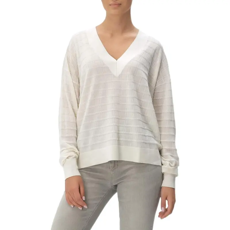 HUGO BOSS Long-Sleeved V-Neck Jumper-2
