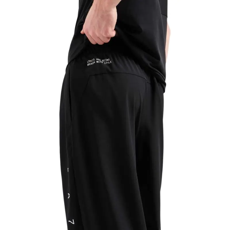 EMPORIO ARMANI EA7 SS25 Knitted Sweatpants Men's Black-4