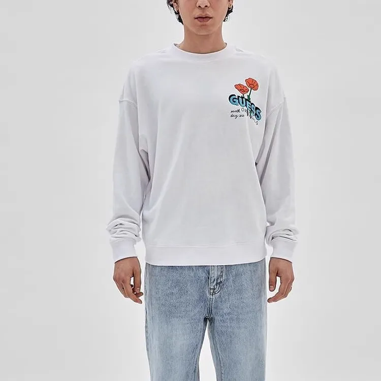 GUESS Sweatshirts Unisex White-4