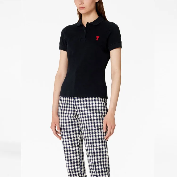 AMIPARIS Polo Shirts Women's Black-2