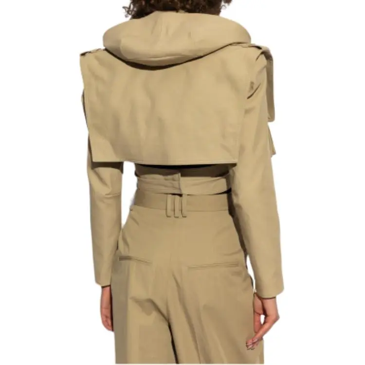 BALMAIN Cropped Hooded Jacket-2