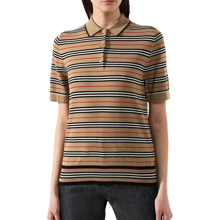Burberry Polo Shirt Women's Brown-2