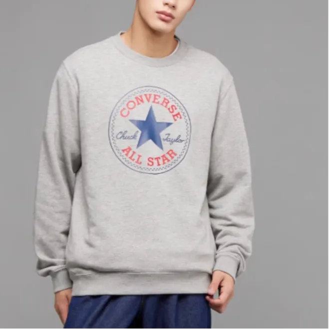 Converse Sweatshirt Unisex Gray-5