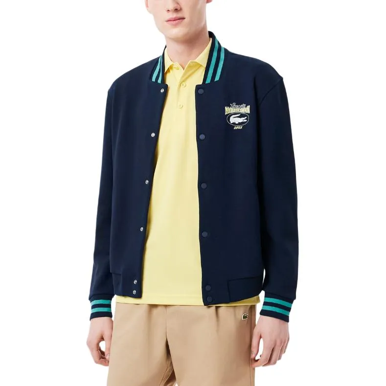 LACOSTE Baseball Jacket Men's Marine Blue-2