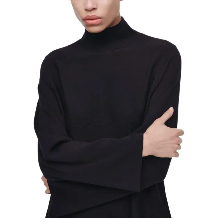 COS Long Sleeved Dresses Women's Marine Blue-3