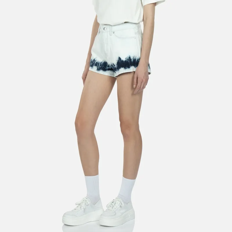 EVISU Denim Shorts Women's Denim Blue-2
