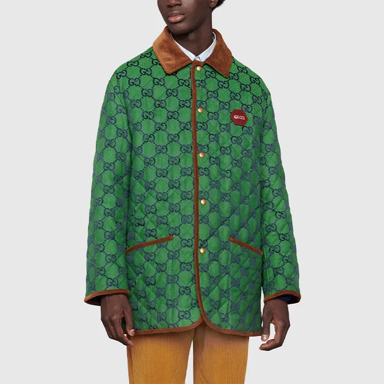 GUCCI Jackets Coats Men's Green-2