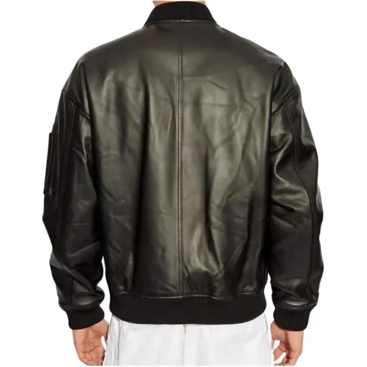DSQUARED 2 Zip Up Leather Jacket-2