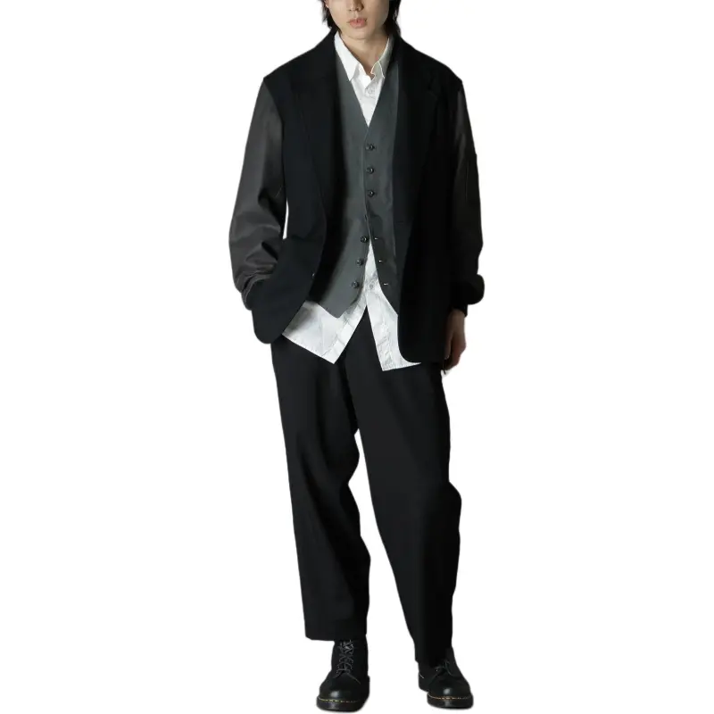 Yohji Yamamoto Ground Y FW24 Vest Unisex Khaki-2