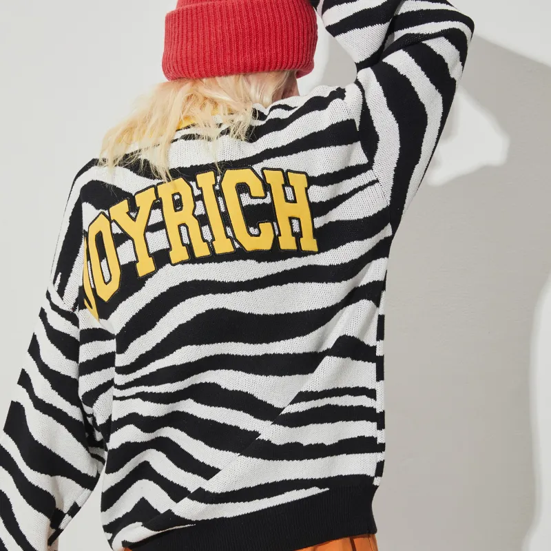 JOYRICH Sweaters Unisex Black Pattern-2