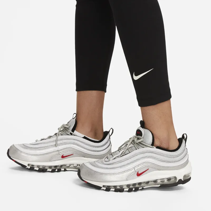 Nike Women's High Waisted 7/8 Leggings Black/Sail-3