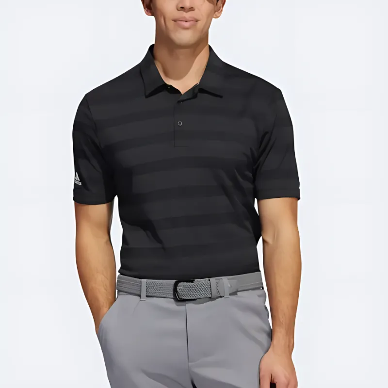 Adidas Polo Shirts Men Black-3