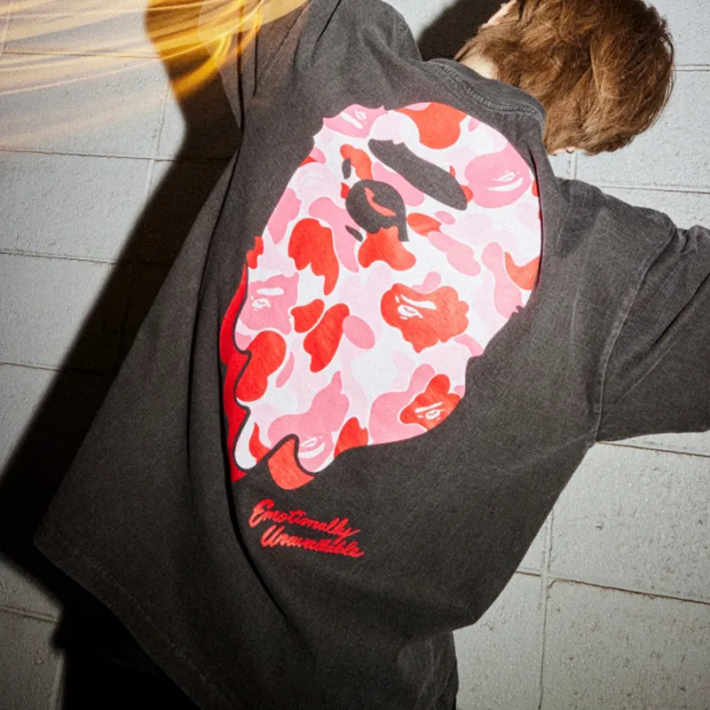A BATHING APE X Emotionally Unavailable Abc Camo Tee-2