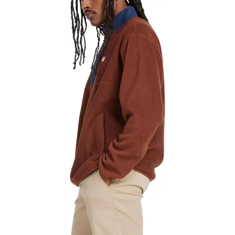 New Balance Sweatshirts Men Brown-2