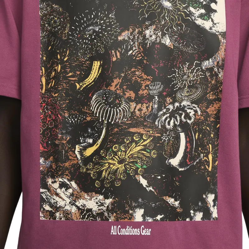 Nike T Shirts Men Rose Red-3