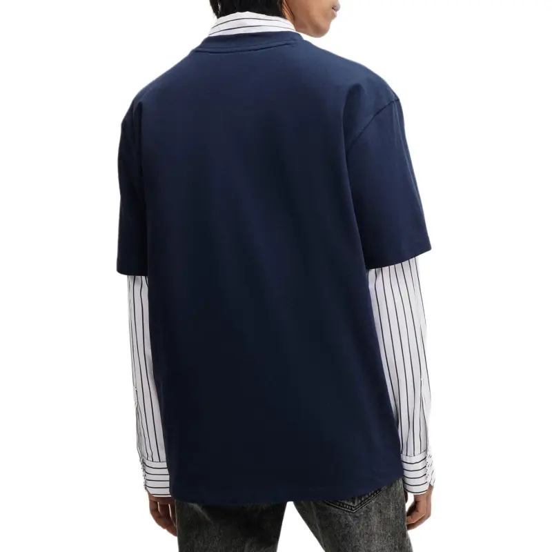 HUGO BOSS Logo Printed Relaxed Fit T Shirt-4