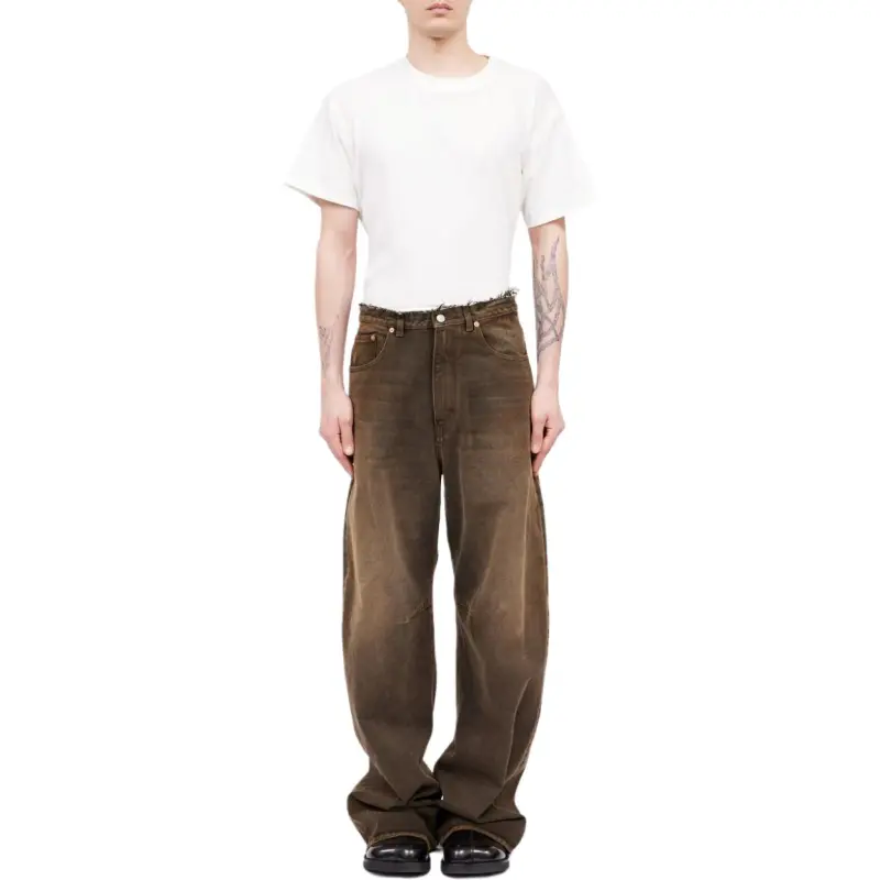 MM6 Maison Margiela Acid wash Mid rise Jeans-2