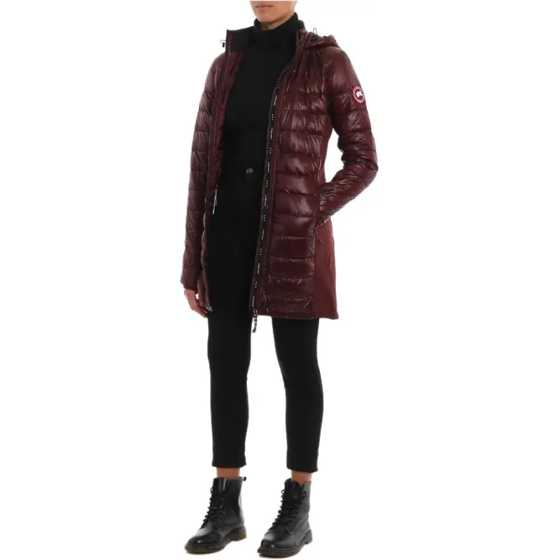 Canada Goose HyBridge Series Down Jackets Women's Burgundy-1