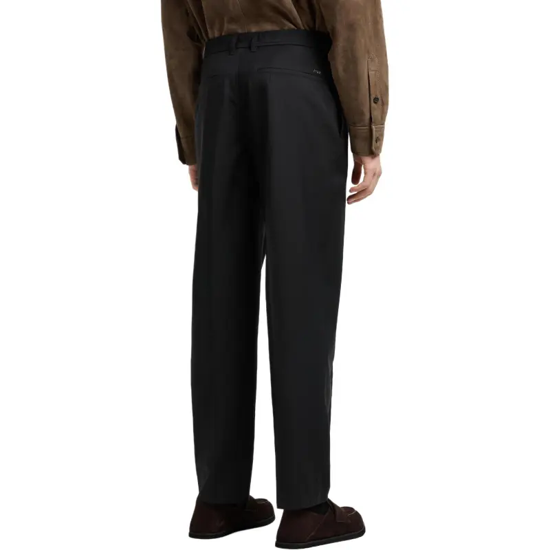 EMPORIO ARMANI Wool Poplin Chinos-3