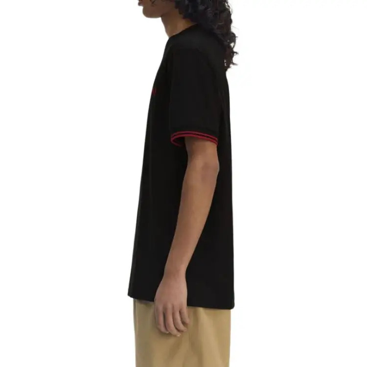 FRED PERRY T Shirts Men Black-3