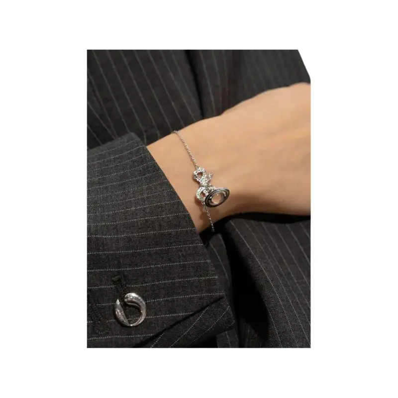 Vivienne Westwood Recycled Silver Bracelets Women's Silver-4