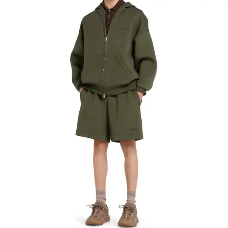 GUCCI SS25 Casual Shorts Men's Dark Green-3