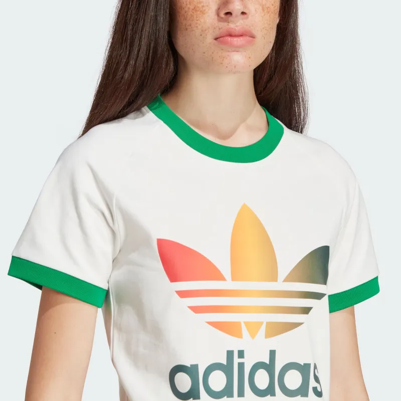 adidas originals Gradient Trefoil Cali T-Shirt-4