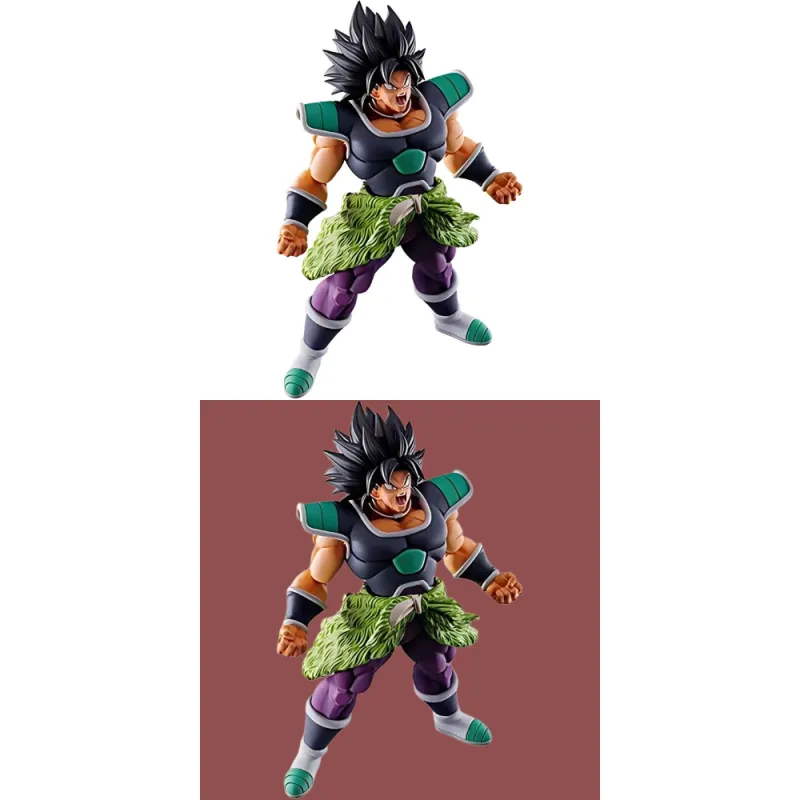 BANPRESTO Broly Glass Factory, Ichiban Kuji, Black Hair History Of Rivals, Excellent Opponent 26.5cm Bonus Gifts-2