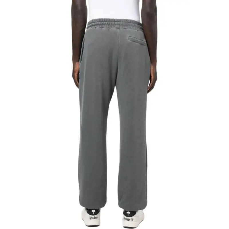 PALM ANGELS Knitted Sweatpants Men's Gray-4