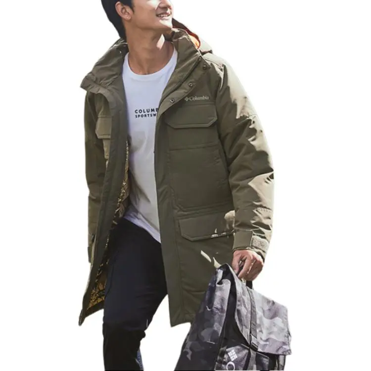 Columbia Waterproof And Warm Windbreaker Jacket Men's Green-4