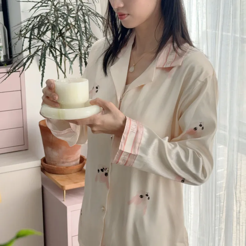 WANANNI Pajama Set Women's Shopping Bag Apricot-5