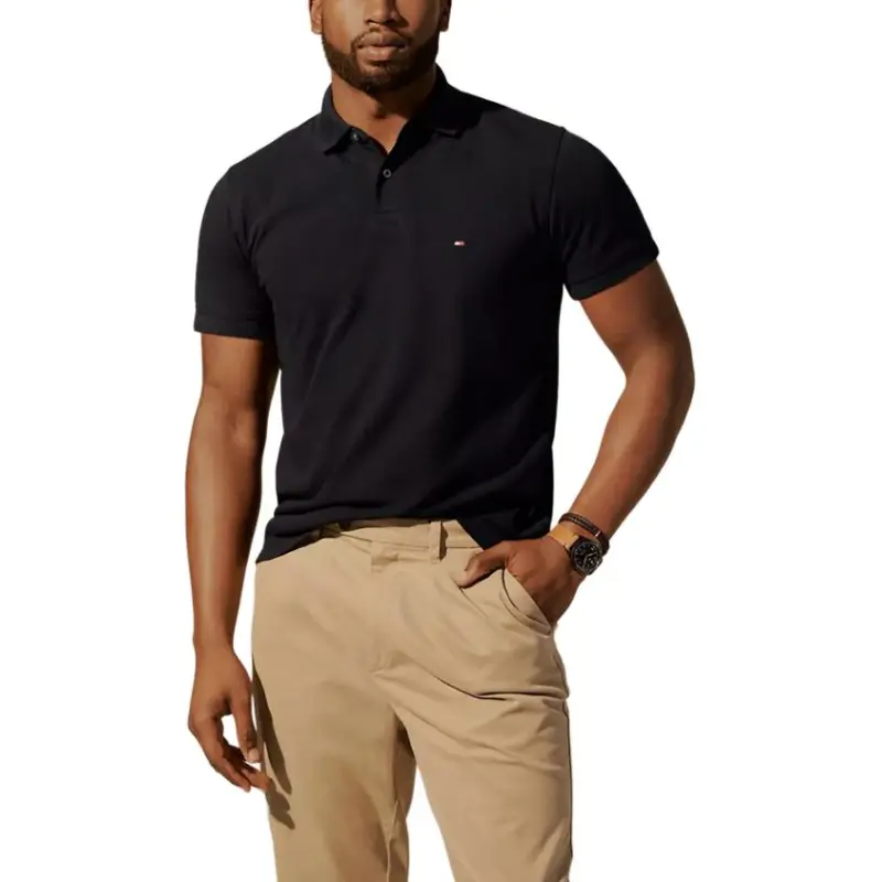 Tommy Hilfiger Polo Shirt Men's Black-2