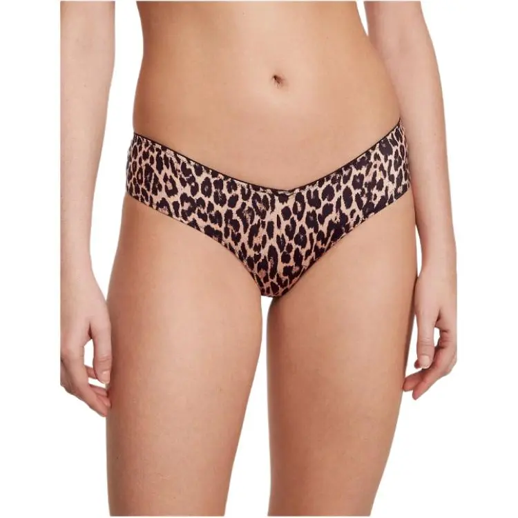 Victoria's Secret Underpants Women's 1 Pack Brown Animal Print-1