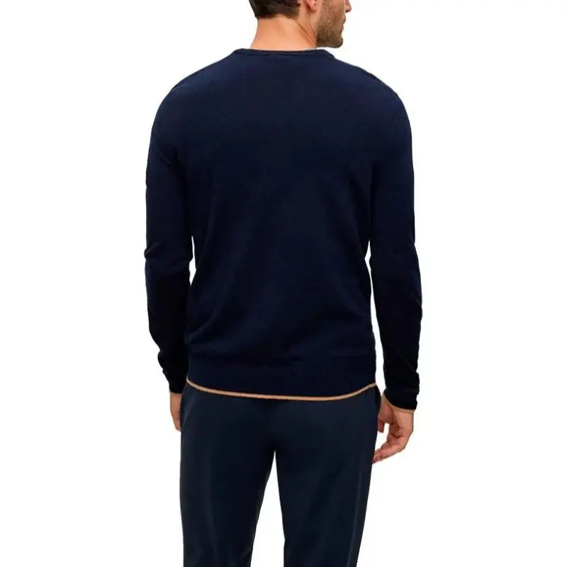 HUGO BOSS Cashmere Sweaters Men Dark Blue-3